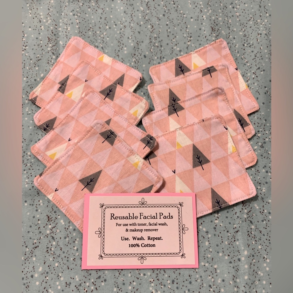 Reusable 100% Cotton Facial Wipes